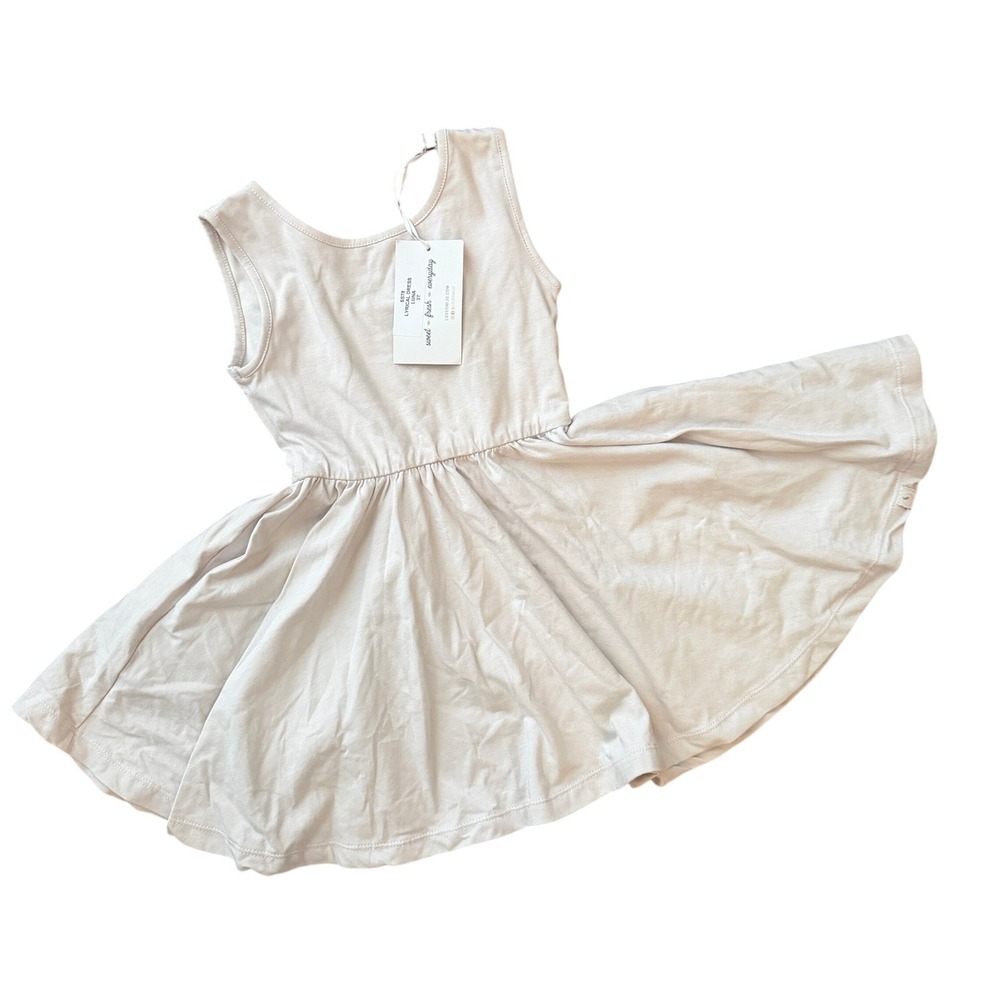 NEW Well Dressed Wolf Lyrical Dress Girls 3T Luna Gray Minimalist Boho Dancer
